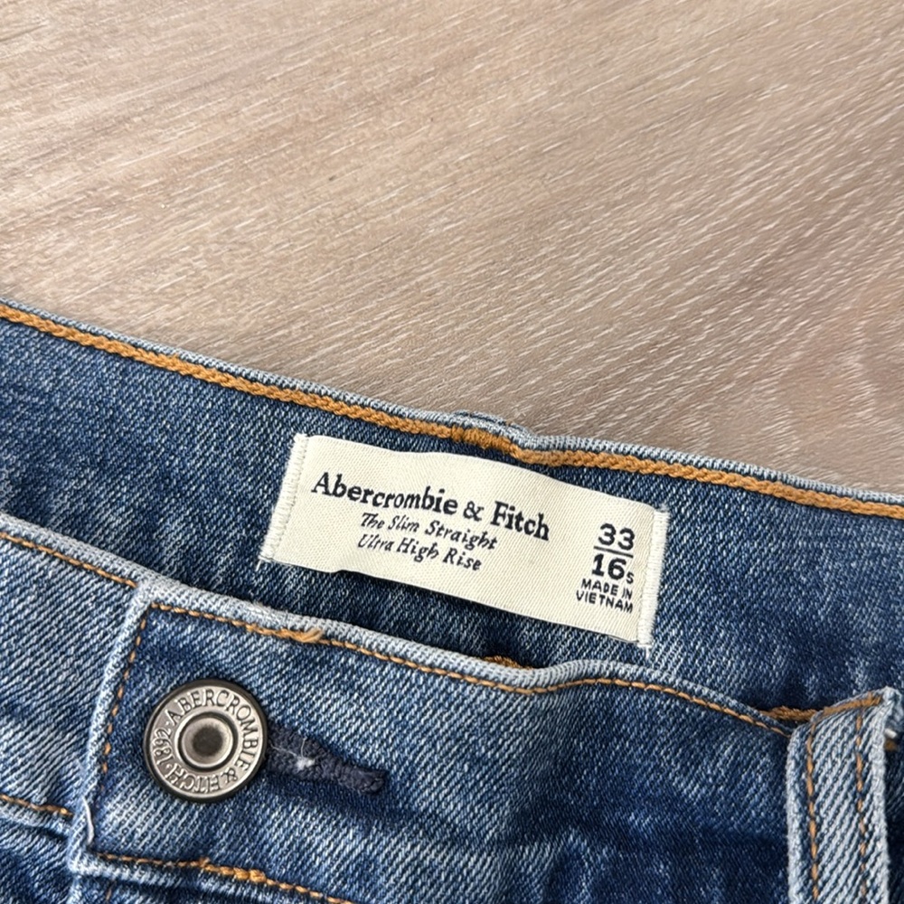 Abercrombie slim straight ultra high rise - Picture 3 of 4